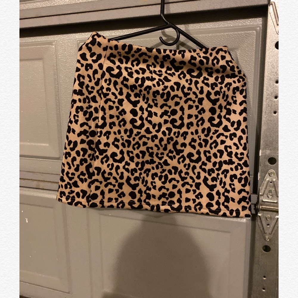 Cheetah Print Skirt